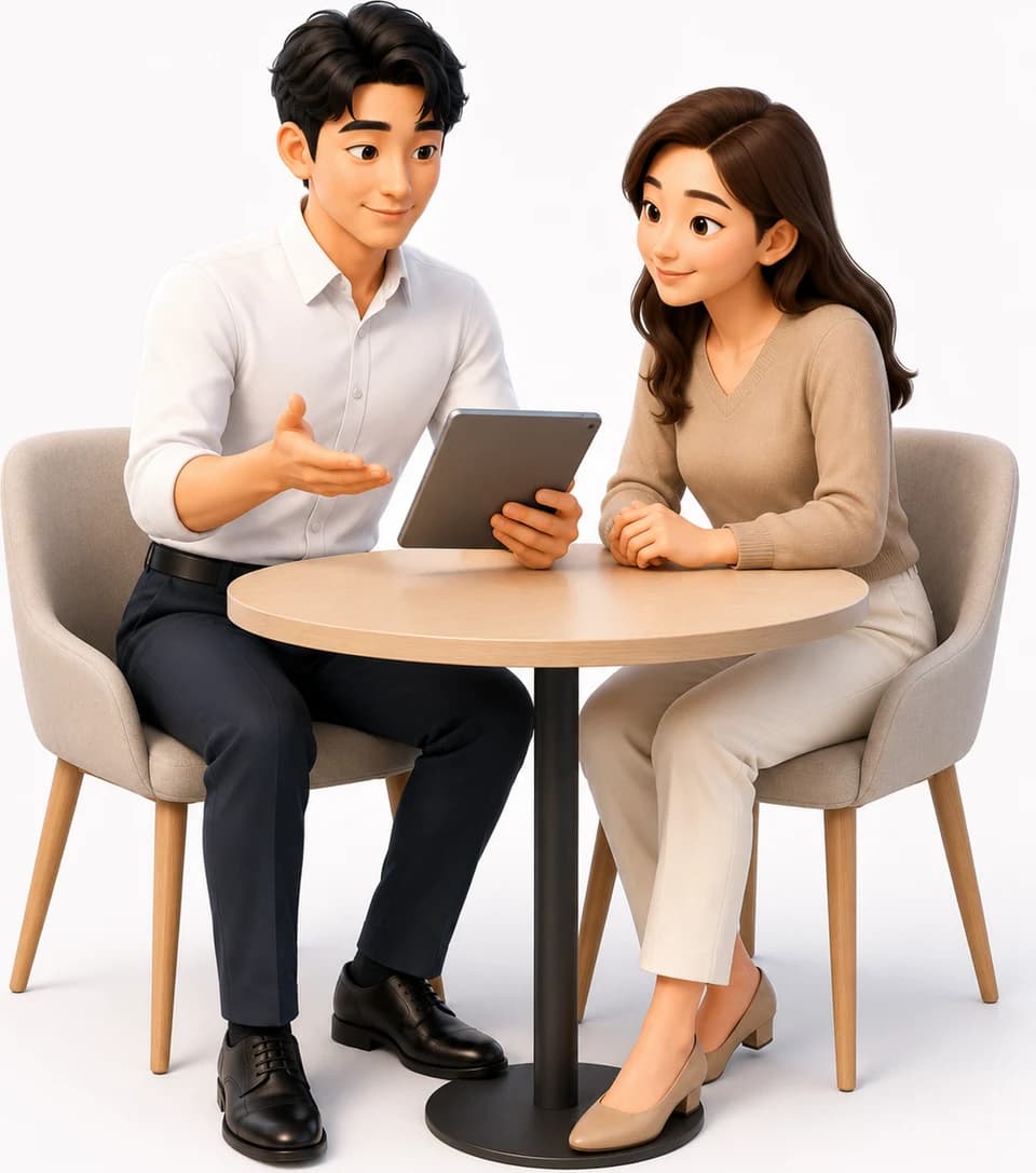 상담하는 알프소프트 팀